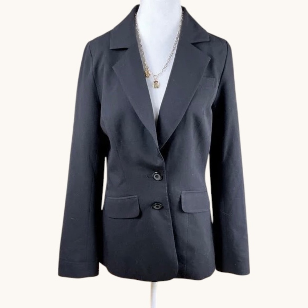 Arden B Blazer Black Single Breasted Long Line (M)